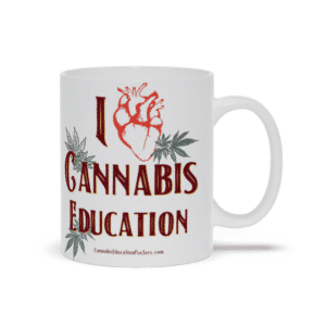 I Heart Cannabis Education Mug